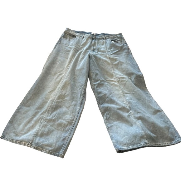 The Drop women's size 36 wide leg jeans, nwt, inseam 31", rise 13 1/2" - Picture 1 of 3